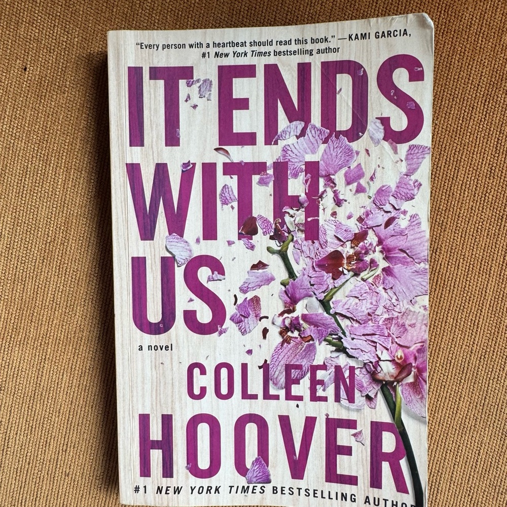 'It Ends With Us' Book - Purple Cover Book